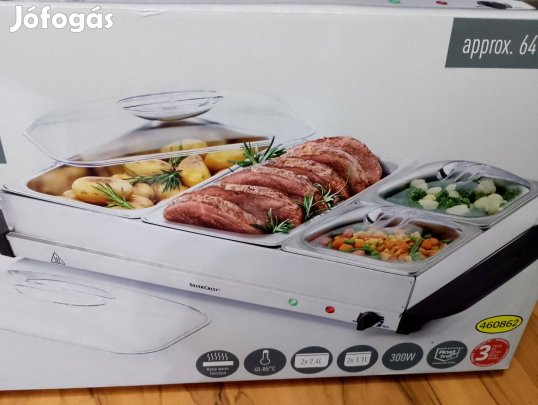 Melegítőtál (bontatlan, teljesen új)