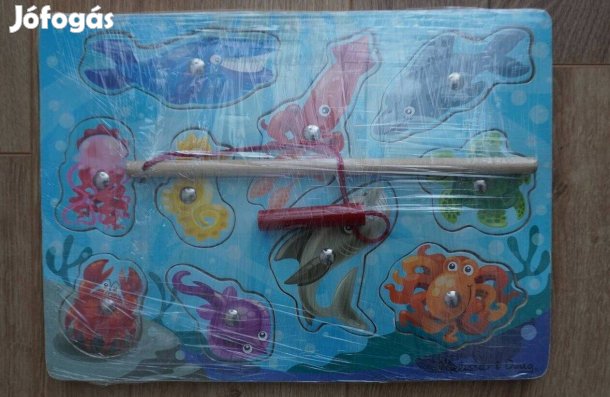Melissa & Doug Mágneses horgászat fa készségfejlesztő játék