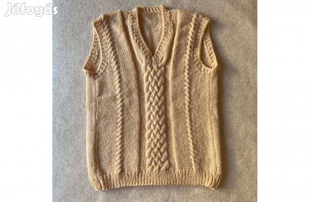 Mellény - Kézzel kötött gyapjú, női S