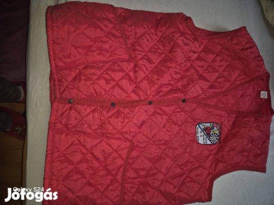 Mellény steppelt uniszex piros