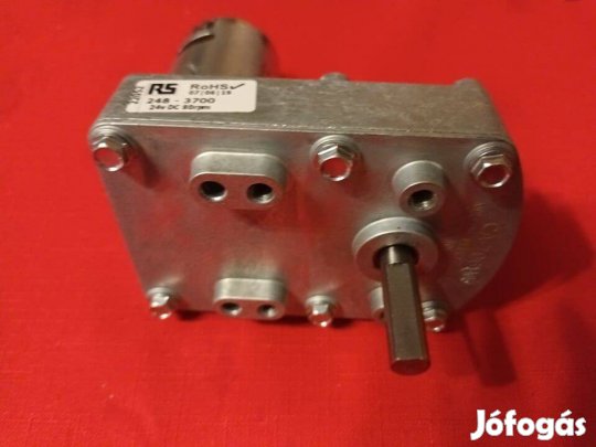 Mellor Electric 248-3700 24V-os hajtóműves motor Új!!