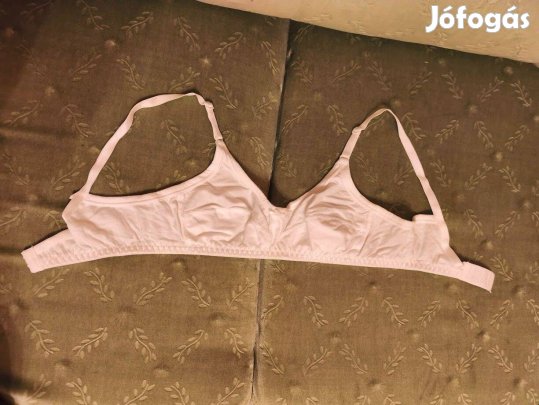 Melltartó fehér pamut 80B