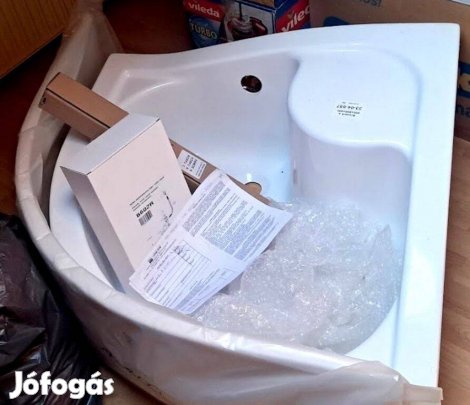 Mélyített zuhanytálca, teljesen új