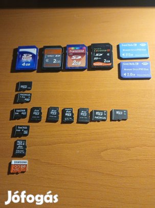 Memória kártya csomag 