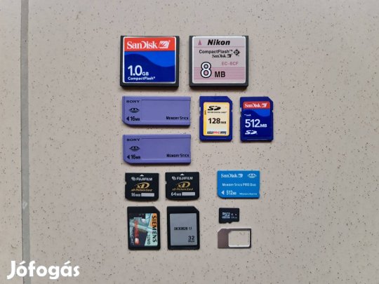 Memória kártya eredeti gyűjtemény