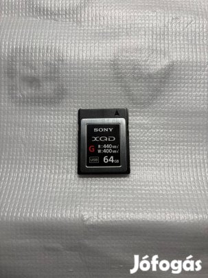 Memóriakártya Sony Xqd G 64GB D850, D500, Z6 stb. kompatibilis