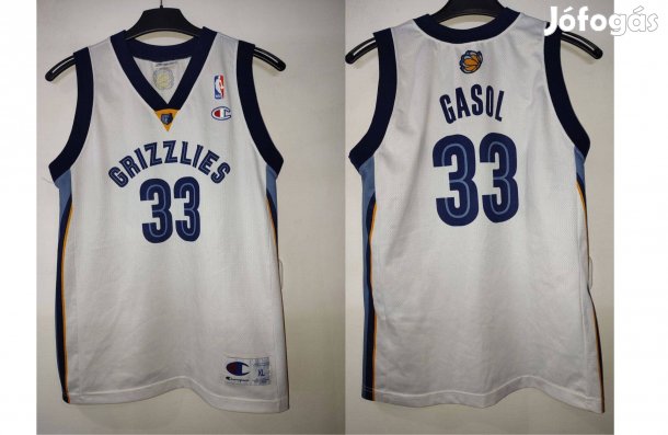 Memphis Grizzlies Pau Gasol Champions fehér gyerek mez (162-167)