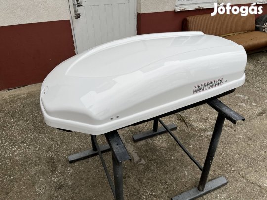 Menabo 330L fényes Fehér tetőbox thule