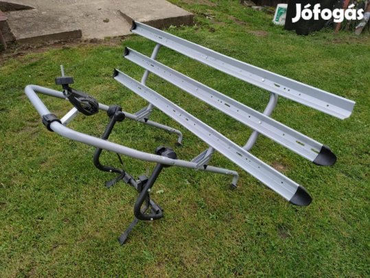 Menabo 3 kerékpáros, sínes kerékpárszállító hátsó ajtóra / csomagtér