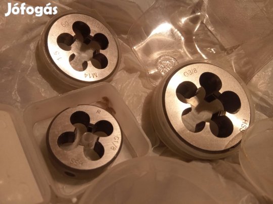 Menet metsző többféle méretben metrikus és colos