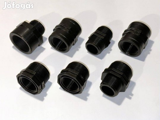 Menetes új műanyag szűkítő idom 10 bar kerti tóhoz öntözőrendszerhez