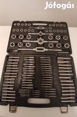 Menetfúró és menetmetsző készlet 110db