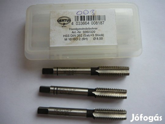 Menetfúró készlet M10