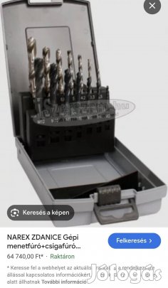 Menetfúró készlet Narex új