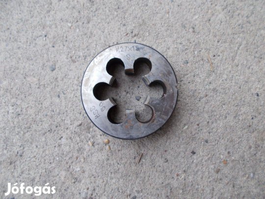 Menetmetsző M27x1,5-ös, HSS, hazai