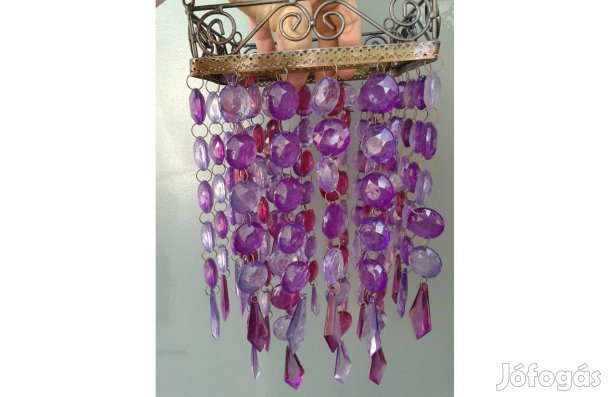 Mennyezeti függő, lila színben lámpa eladó