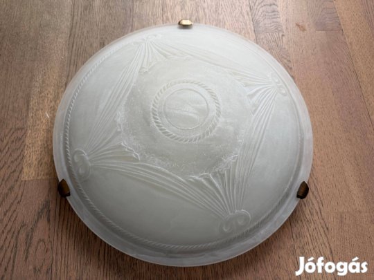 Mennyezeti lámpa 40 cm 2 db E27 foglalat, üveg búra