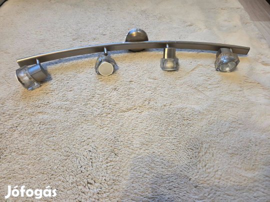 Mennyezeti lámpa 4 égővel GU10 csatlakozással izokkal együtt eladó