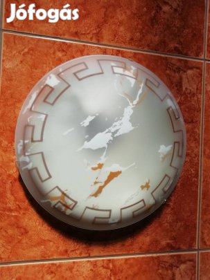 Mennyezeti lámpa - e27 - 32 cm átmérő - üveg búra