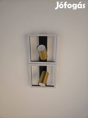 Mennyezeti lámpa, arany-fekete színű, 2db