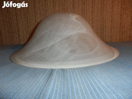 Mennyezeti matt fehér mintás üveg lámpaernyő (csillár)