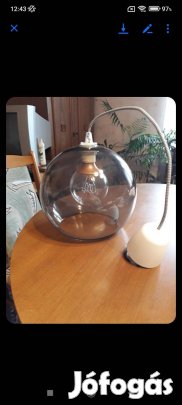 Mennyezeti üveglámpa, kedvező áron eladó!