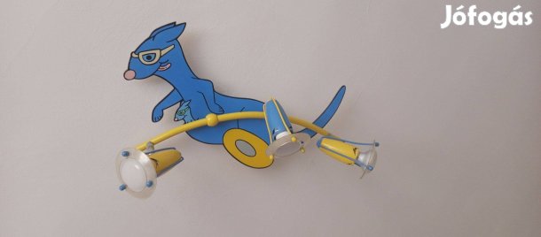 Menő kengurus mennyezeti lámpa igazi vagány darab gyerekszobába!