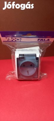 Mentavill Fala földelt csapfedeles dugalj, bontatlan