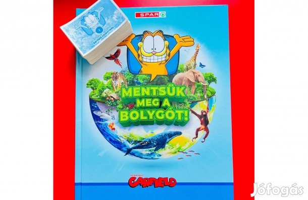 Mentsük meg a bolygót üres album teljes sor matricával nem beragasztva