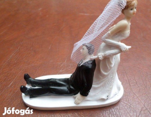 Menyasszony torta dísz Új