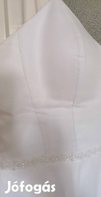 Menyasszonyi ruha +abroncs + fátyol