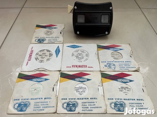 Meopta meoskop + 7 db view master képkorong.