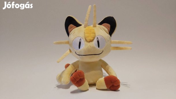 Meowth pokémon plüss 25 cm Új Készleten számlával