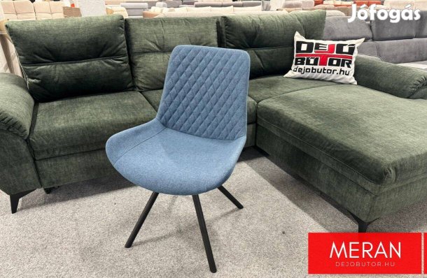 Meran blue étkezőszék fekete lábak 140 kg teherbírással 20.000 Ft