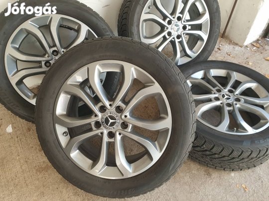 Mercedes 17" W205 / CLA  antracit aluszett, 2022 7mm Bridgestone téli