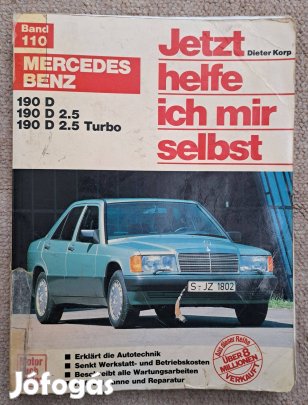 Mercedes 190D kézikönyv, szerelési műhelykönyv eladó