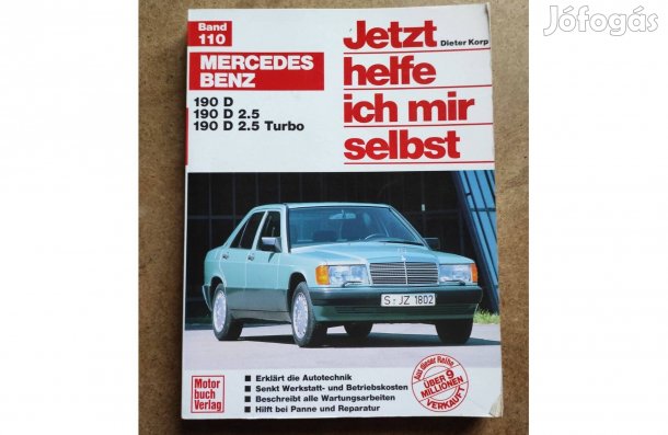Mercedes 190 D javítási karbantartási könyv