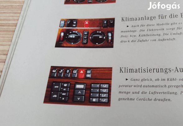 Mercedes 1994 extrák prospektus, katalógus