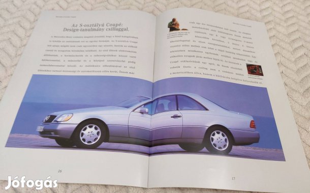 Mercedes 1995 program prospektus, katalógus