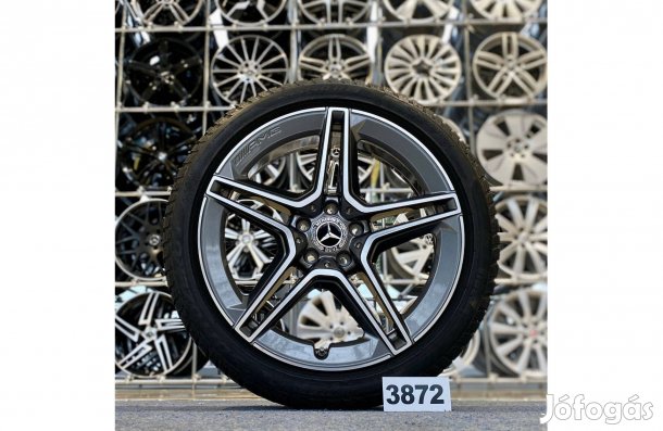 Mercedes 19 gyári alufelni felni, 5x112, 245/45 téli gumi, CLS (3872)