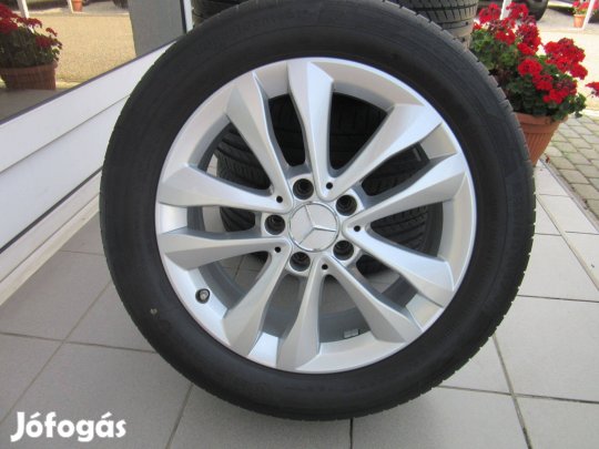 Mercedes 5x112 Alufelni 225/50 R 17 nyári gumival eladó
