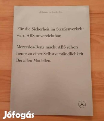 Mercedes ABS Prospektus 1988