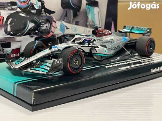 Mercedes-AMG F1 W13 Russel Pole Hungarian GP 2022 1:43 Minichamps