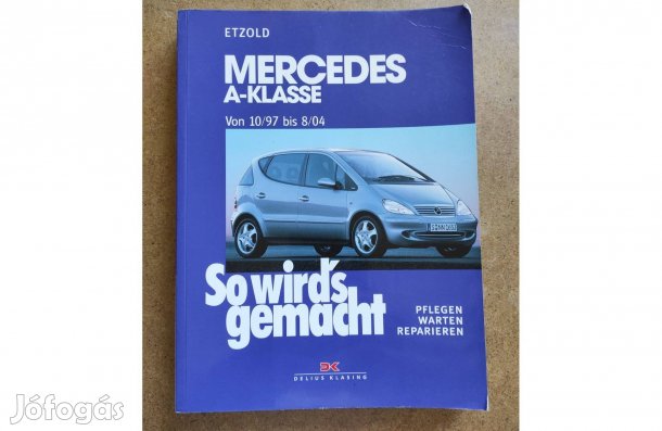 Mercedes A javítási karbantartási könyv
