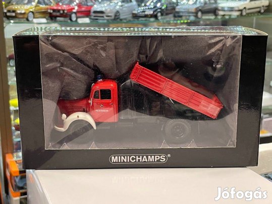 Mercedes-Benz L 3500K Kipper Feuerwehr Pforzheim 1950 1:43 Minichamps