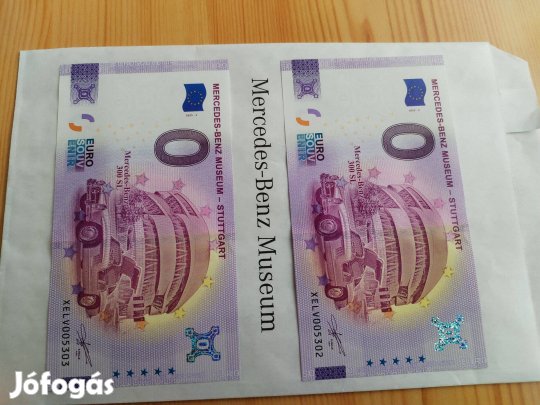 Mercedes Benz Stuttgarti Múzeum sorszámkövető O. Eurós ba
