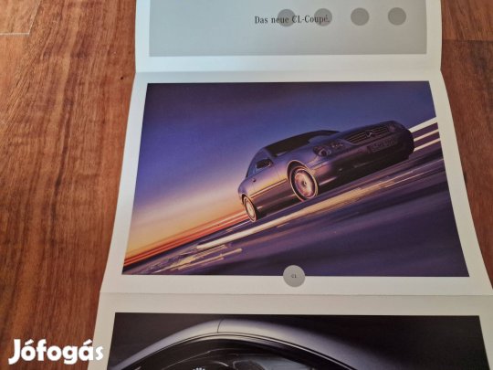 Mercedes C215 CL Prospektus / Képeslap 1998 Ritkaság !!