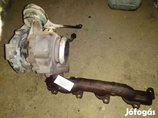 Mercedes C W203 Kipufogó Torok + Turbó Feltöltő