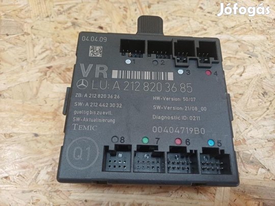 Mercedes E Class W212 (2009-2016) Jobb Első Ajtó Vezérlő Elektronika