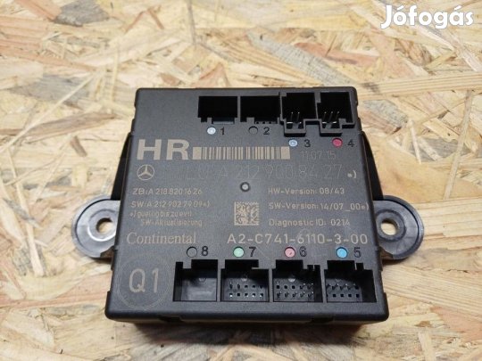 Mercedes E Class W212 (2009-2016) Jobb Hátsó Ajtóvezérlő Elektronika